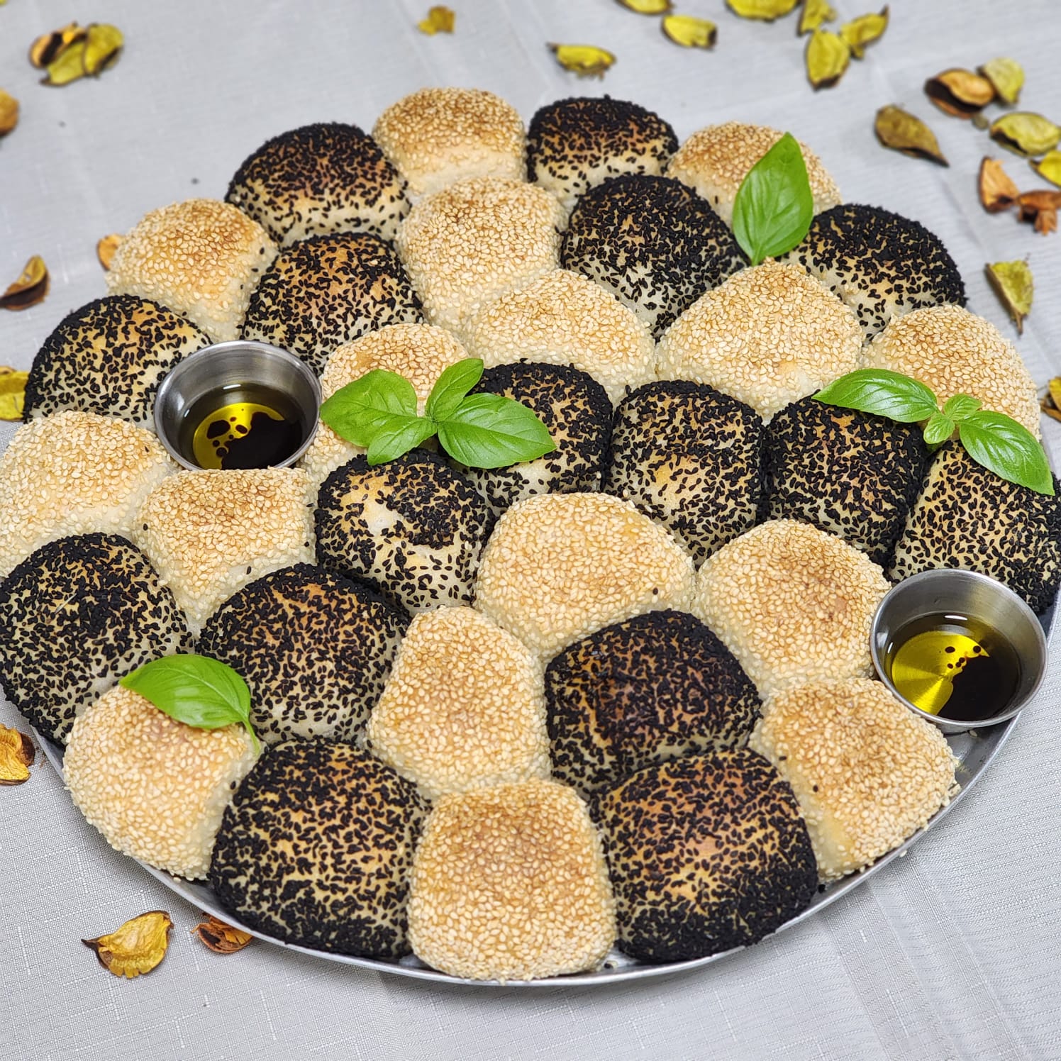 מגש לחמניות מחמצת מקמח מניטובה